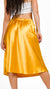 Gold Silk Skirt
