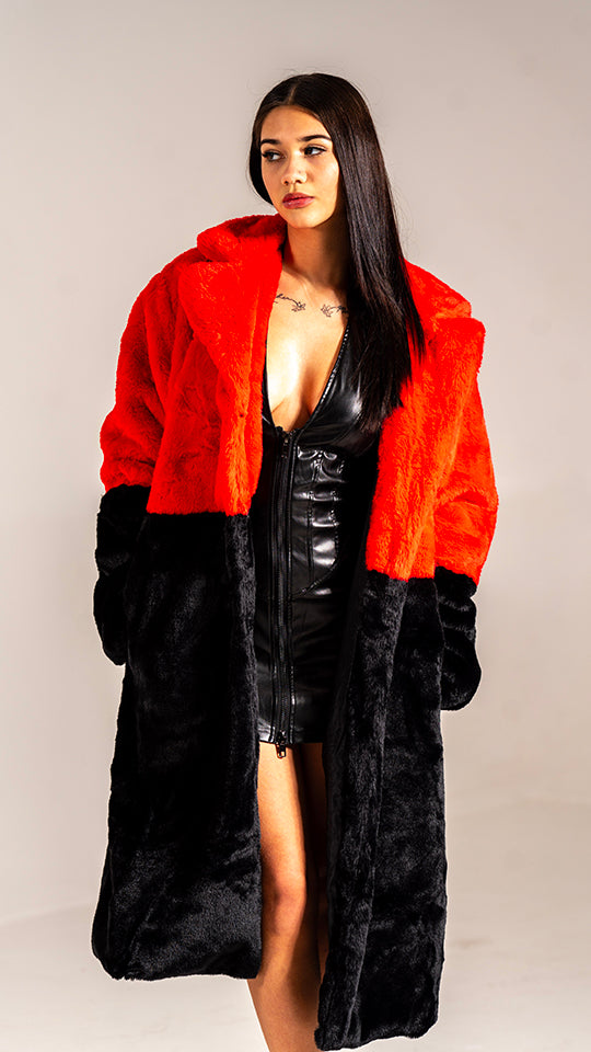 Dual Toned Faux Fur