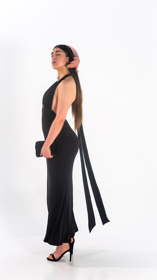 deep plunge maxi dress Deep Plunge Maxi Gown – Dria Dair Boutique