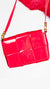 Fire Red Patent Leather Cassette Bag