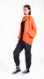 Neon Orange Knitted Cardigan